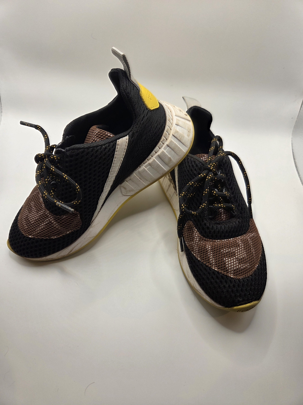 Fendi Yellow Rubber Studded Sole Detail
